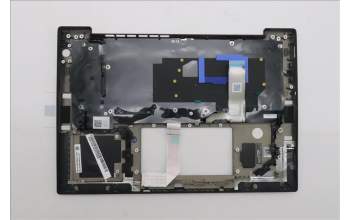 Lenovo 5M11S38118 C-Cover with keyboard, US English Euro, Black, Backlight, WWAN, US