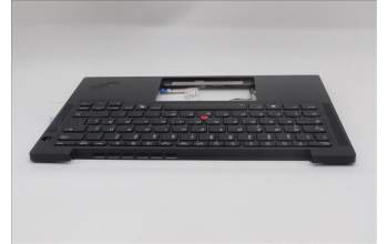 Lenovo 5M11S38127 C-Cover with keyboard, German, Black, Backlight, WWAN, UK