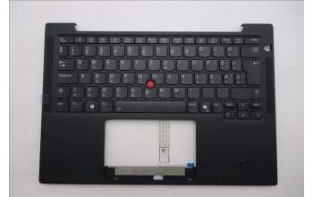 Lenovo 5M11S38136 C-Cover with keyboard, Hungarian, Black, Backlight, WWAN, UK