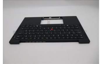 Lenovo 5M11S38136 C-Cover with keyboard, Hungarian, Black, Backlight, WWAN, UK