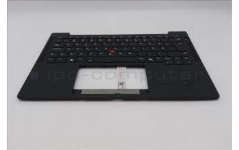Lenovo 5M11S53505 C-Cover with keyboard, Norwegian, Black, Backlight, WWAN, UK