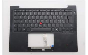 Lenovo 5M11S53509 C-Cover with keyboard, Nordic, Black, Backlight, WWAN, UK