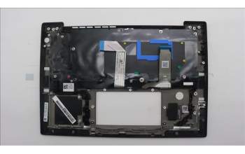 Lenovo 5M11S53537 C-Cover with keyboard, Turkish, Black, Backlight, WWAN, UK