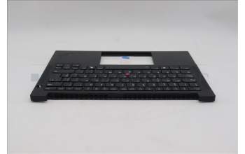Lenovo 5M11S53759 C-Cover with keyboard, Spanish, Black, Backlight, UK