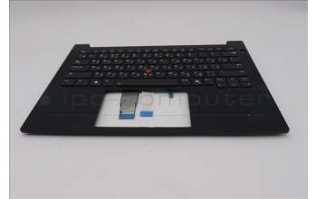 Lenovo 5M11S53797 C-Cover with keyboard, Russian, Black, Backlight, US