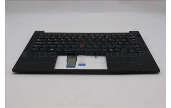 Lenovo 5M11S53825 C-Cover with keyboard, UK English, Black, Backlight, UK