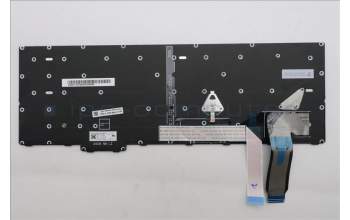 Lenovo 5M11T54196 Keyboard Internal, UK English, Black, Backlight, w/Numpad, UK