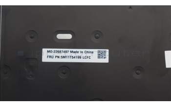 Lenovo 5M11T54199 Keyboard Internal, Ukraine, Black, Backlight, w/Numpad, US