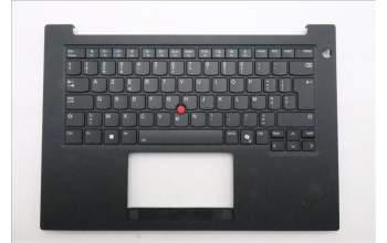 Lenovo 5M11T54215 C-Cover with keyboard, Belgian, Black, Backlight, UK