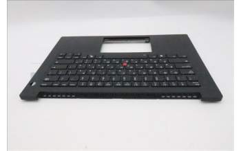 Lenovo 5M11T54267 C-Cover with keyboard, Hebrew, Black, Backlight, US