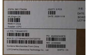 Lenovo 5M11T54284 MECH_ASM BL KB BK JPN TRI