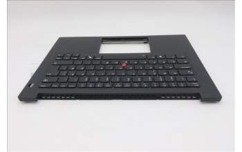 Lenovo 5M11T54295 C-Cover with keyboard, Norwegian, Black, Backlight, UK