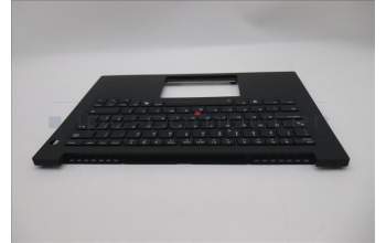 Lenovo 5M11T54343 C-Cover with keyboard, UK English, Black, Backlight, UK