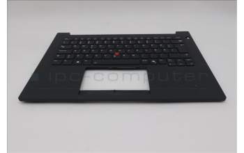 Lenovo 5M11T55199 C-Cover with keyboard, Swedish/Finnish, Black, Backlight, Smart Card Reader, UK