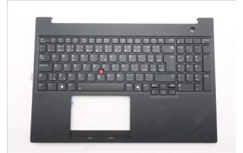 Lenovo 5M11T55253 C-Cover with keyboard, Czech Slovakian, Black, Backlight, Number Pad, UK