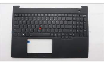 Lenovo 5M11T55267 C-Cover with keyboard, US English Euro, Black, Backlight, Number Pad, US