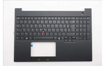 Lenovo 5M11T55269 C-Cover with keyboard, French, Black, Backlight, Number Pad, US