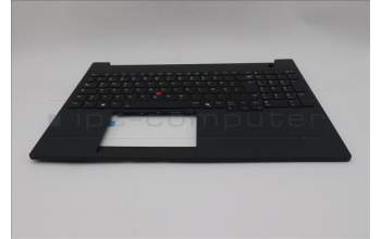 Lenovo 5M11T55274 C-Cover with keyboard, German, Black, Backlight, Number Pad, UK