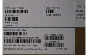 LENOVO 5M11T55275 Keyb P16s G4 (Intel) Cover DE - WL