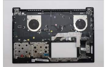 Lenovo 5M11T55323 C-Cover with keyboard, Switzerland, Black, Backlight, Number Pad, UK