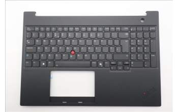 Lenovo 5M11T55337 C-Cover with keyboard, UK English, Black, Backlight, Number Pad, UK