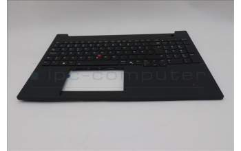 Lenovo 5M11T55367 C-Cover with keyboard, Danish, Black, Backlight, WWAN, Number Pad, UK