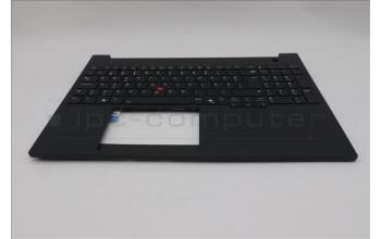Lenovo 5M11T55374 C-Cover with keyboard, Estonian, Black, Backlight, WWAN, Number Pad, UK