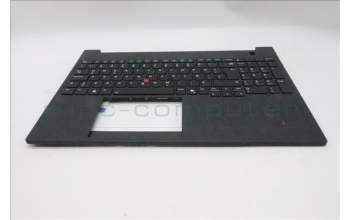Lenovo 5M11T55398 C-Cover with keyboard, Icelandic, Black, Backlight, WWAN, Number Pad, UK