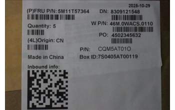 Lenovo 5M11T57364 C-Cover with keyboard, Spanish, No NFC, UK