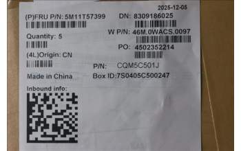 Lenovo 5M11T57399 C-Cover with keyboard, Portuguese, No NFC, UK