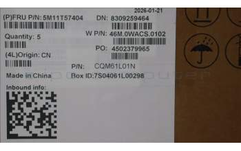 Lenovo 5M11T57404 C-Cover with keyboard, Russian, No NFC, US