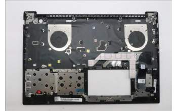 Lenovo 5M11T58536 C-Cover with keyboard, Switzerland, Black, WWAN, Number Pad, UK