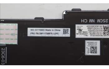 Lenovo 5M11T58875 MECH_ASM BKLT KB NP BK SWE/FIN CHY