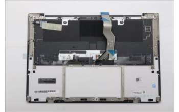 Lenovo 5M11U03814 C-Cover with keyboard, Portuguese, Black/White, FingerPrint, WLAN, UK