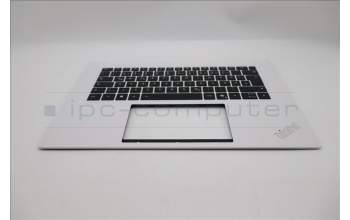 Lenovo 5M11U08053 C-Cover with keyboard, German, White, FingerPrint, UK