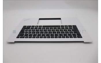 Lenovo 5M11U08053 C-Cover with keyboard, German, White, FingerPrint, UK