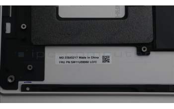 Lenovo 5M11U08060 C-Cover with keyboard, Hebrew, White, FingerPrint, US