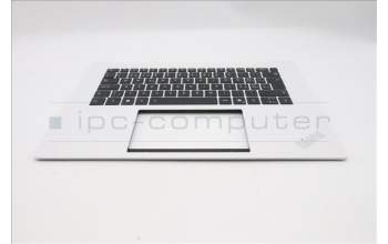 Lenovo 5M11U08078 C-Cover with keyboard, Switzerland, White, FingerPrint, UK