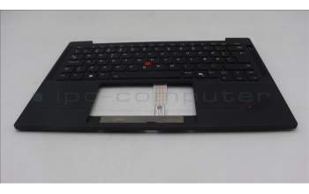 Lenovo 5M11U08128 C-Cover with keyboard, Danish, Black, Backlight, NFC, UK