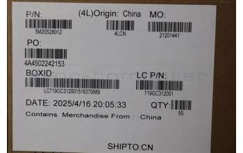 Lenovo 5M20S28012 MECHANICAL L 83F5 THM grease