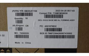 Lenovo 5M20U51104 MECHANICAL Y9 BASE_MID_AL_FORMING_ASSY