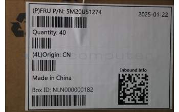 Lenovo 5M20U51274 FXN,RPL-H N30sGen5 RIO shield