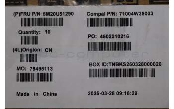 Lenovo 5M20U51290 BASE_Screw_Rubber,Yoga,HH