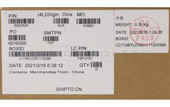 Lenovo 5M20Z56247 MECHANICAL FRU POWER_BUTTON_ASSY_GRAY