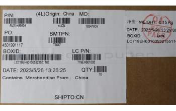 Lenovo 5M21H89604 FRU KX3B0_DUMMY_SCR_BLACK