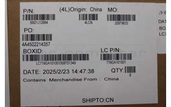 Lenovo 5M21J12684 MECH-C-FAN,GUIDE,L