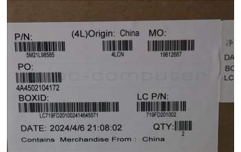 Lenovo 5M21L98585 FRU LT4E0_DUMMY_SCR_BK