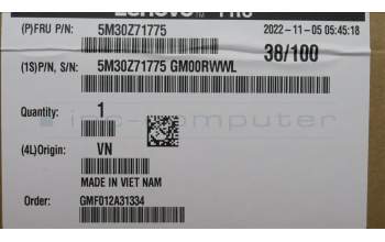 Lenovo 5M30Z71775 Arbeitsspeicher SODIMM,8GB,DDR5,4800,Samsung