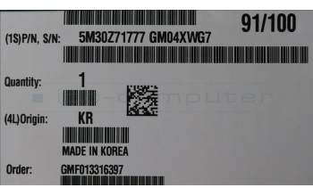 Lenovo 5M30Z71777 Arbeitsspeicher SODIMM,32GB,DDR5,4800,Samsung