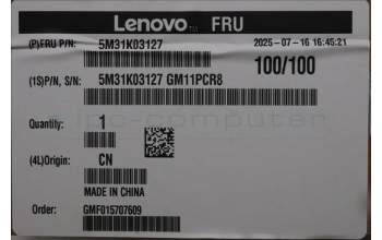 Lenovo 5M31K03127 Arbeitsspeicher UDIMM,16GB,DDR4,3200,Tigo